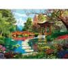 Puzzle 1000 pièces + poster : Jardins du Fuji - Clementoni