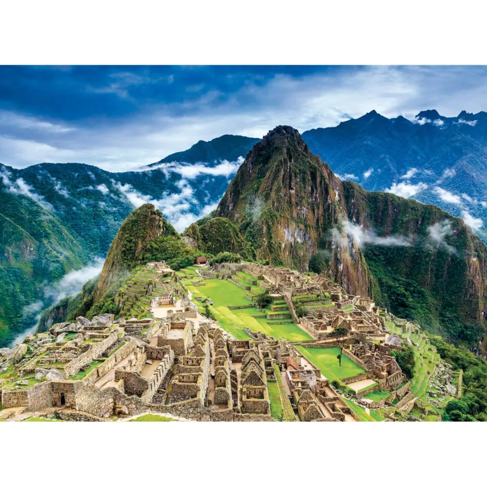 Puzzle 1000 pièces + poster : Machu Picchu - Clementoni
