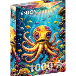 Puzzle 1000 Pièces : Poulpe mignon - EnjoyPuzzle