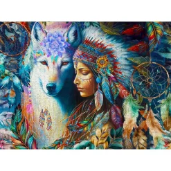 Puzzle 1000 Pièces : Princesse Native - EnjoyPuzzle