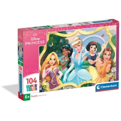 Puzzle 104 pièces : Princesses Disney - Clementoni