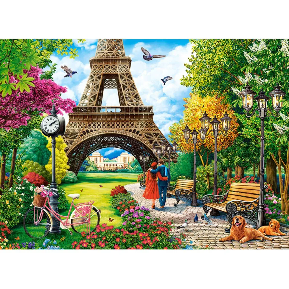 Puzzle 1000 pièces : Printemps à Paris - Castorland