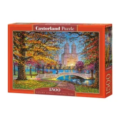 Puzzle 1500 pièces : Promenade d'automne à central Parc - Castorland