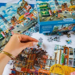 Puzzle 1000 pièces : Promenade de Blackpool - Gibsons