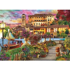 Puzzle 1500 pièces : Promenade Italienne - Educa
