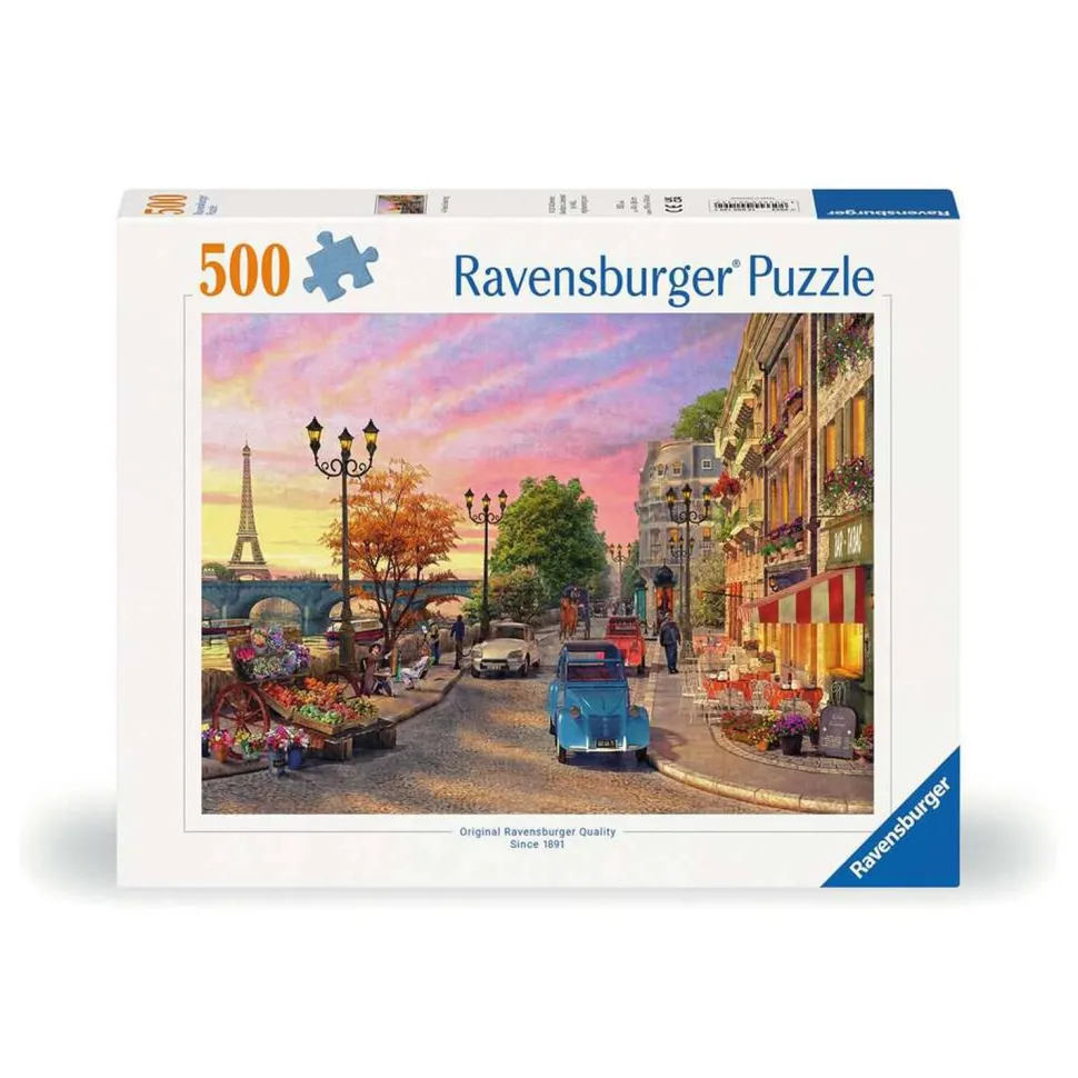 Puzzle 500 pièces - Promenade à Paris - Ravensburger