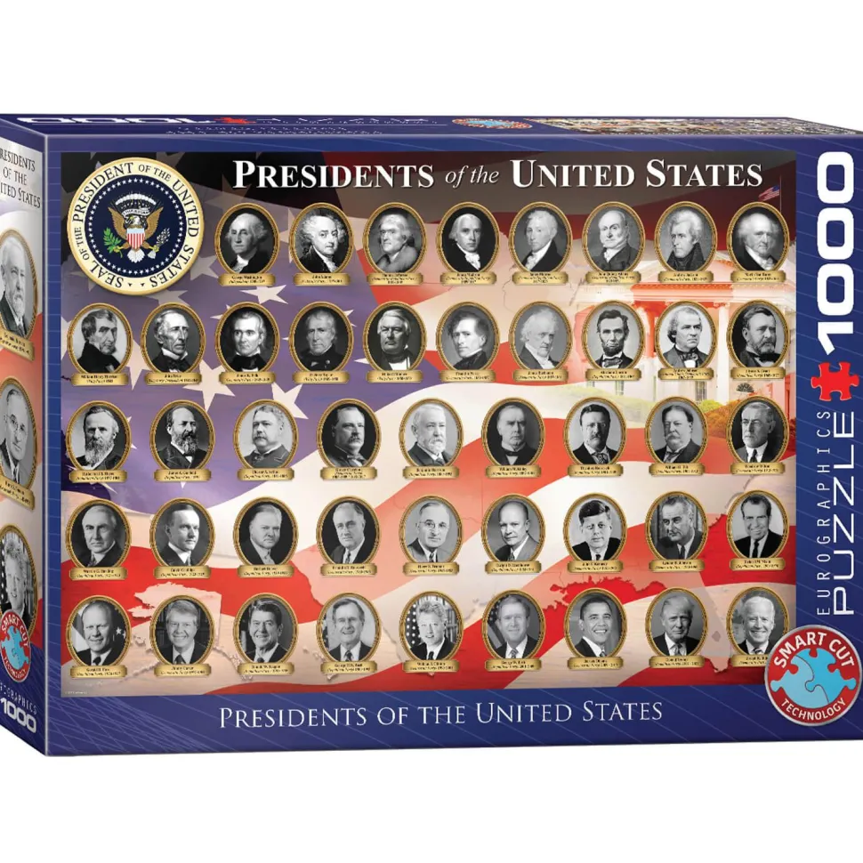 Puzzle 1000 pièces : Présidents des États-Unis - Eurographics