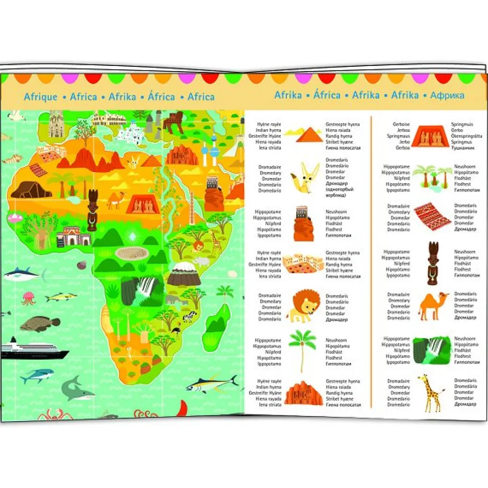 Puzzle 200 pièces - Puzzle observation : Les monuments du monde - Djeco