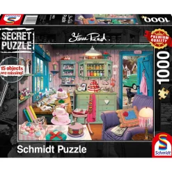 Puzzle 1000 pièces : Puzzle secret : Chez mamie - Schmidt