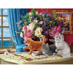 Puzzle 1000 pièces : Puzzling Cats par Image World - Eurographics