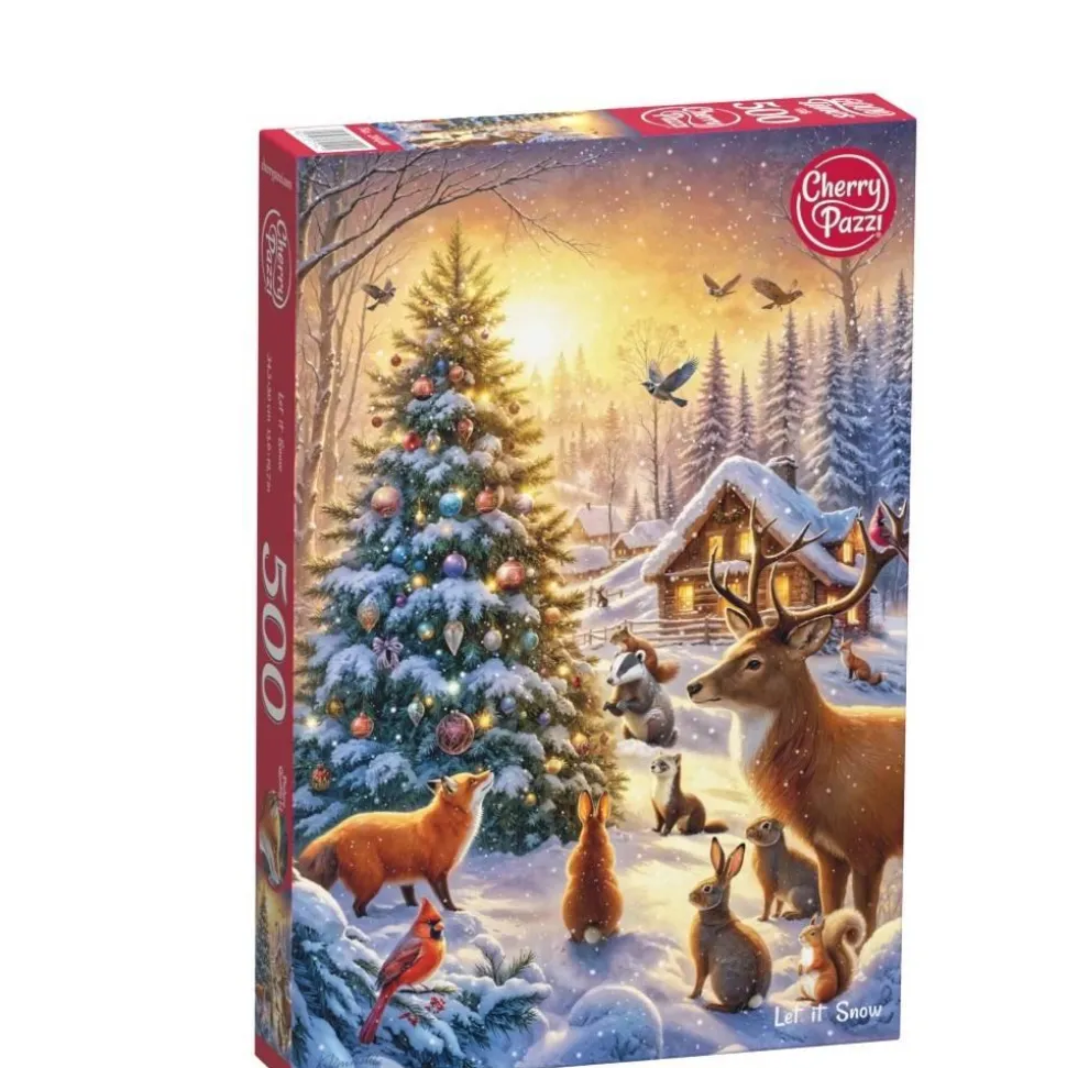 Puzzle 500 pièces : Qu'il neige - CherryPazzi