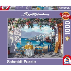 Puzzle 1000 pièces : Rendez-vous à Mykonos - Schmidt