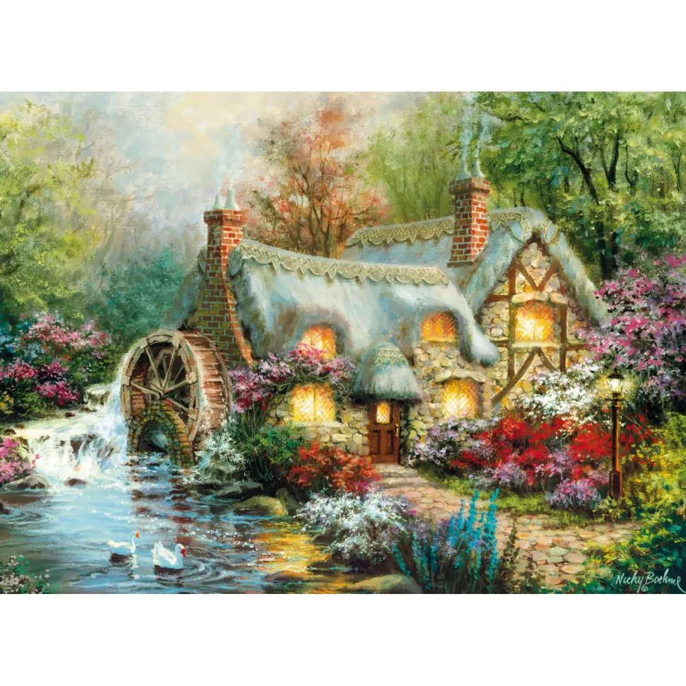 Puzzle 1500 pièces : Retraite champêtre - Clementoni