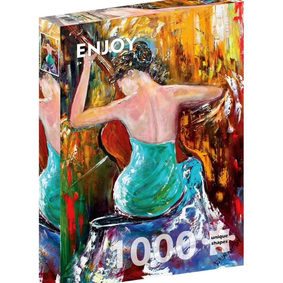 Puzzle 1000 Pièces : Rhapsodie en bleu - EnjoyPuzzle