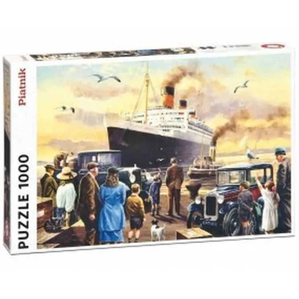 Puzzle 1000 pièces : RMS QUEEN MARY - Piatnik