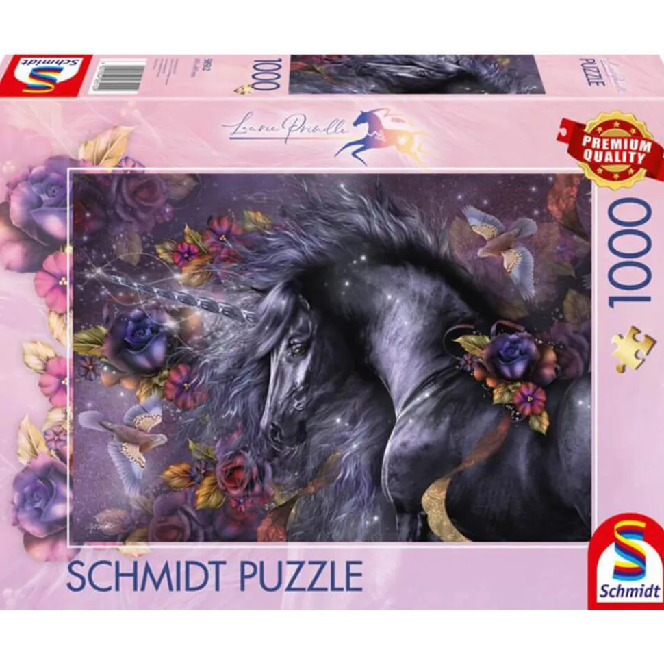 Puzzle 1000 pièces : Rose bleue - Schmidt