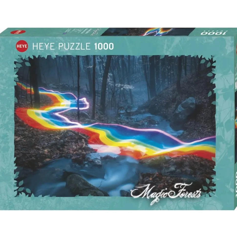 Puzzle 1000 pièces : Route arc-en-ciel - Heye