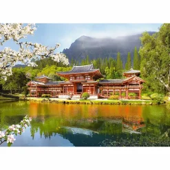 Puzzle 1000 pièces - Réplique du Vieux Temple Byodoin - Castorland