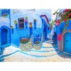 Puzzle 1000 Pièces : Rue Turquoise à Chefchaouen - Maroc - EnjoyPuzzle