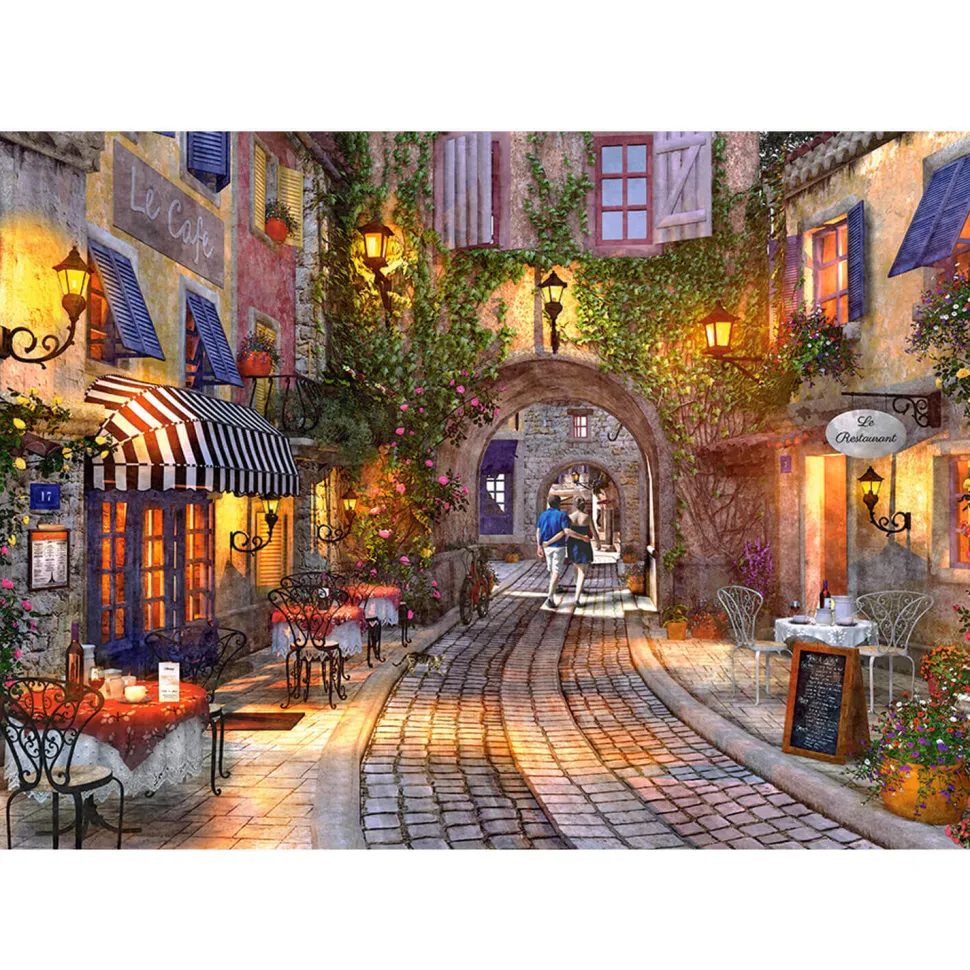 Puzzle 500 pièces : Ruelle française - Castorland