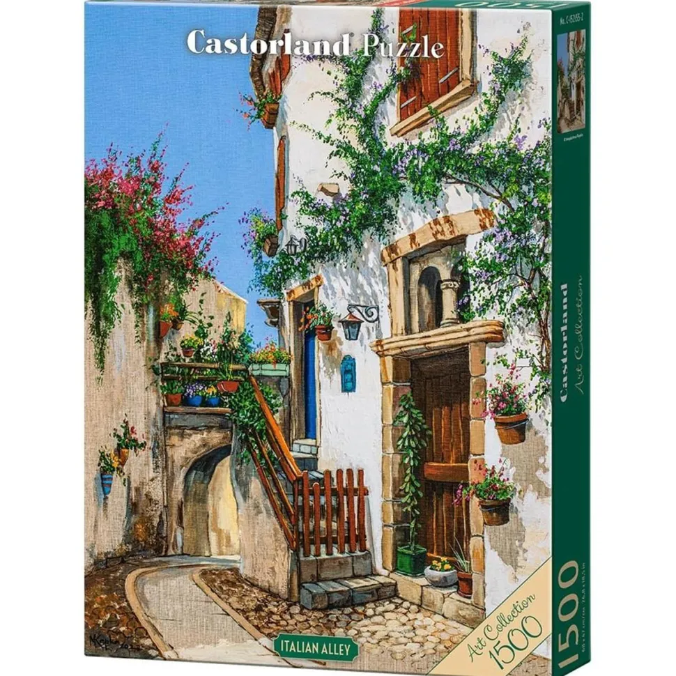 Puzzle 1500 pièces : Ruelle italienne - Castorland