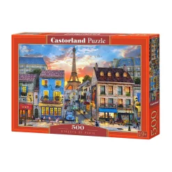 Puzzle 500 pièces : Rues de Paris - Castorland