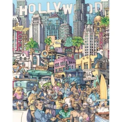 Puzzle 500 pièces : Rêve californien - New York Puzzle Company