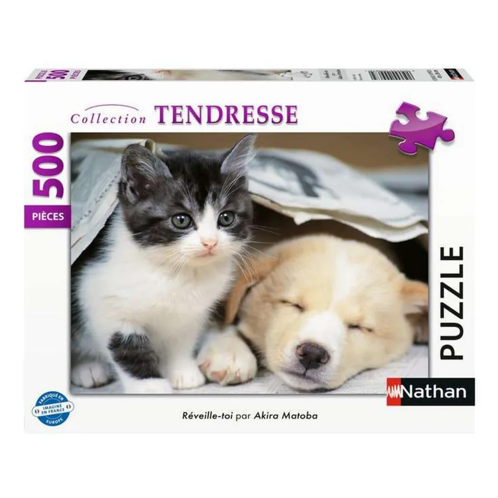 Puzzle 500 pièces : Réveille toi - Nathan