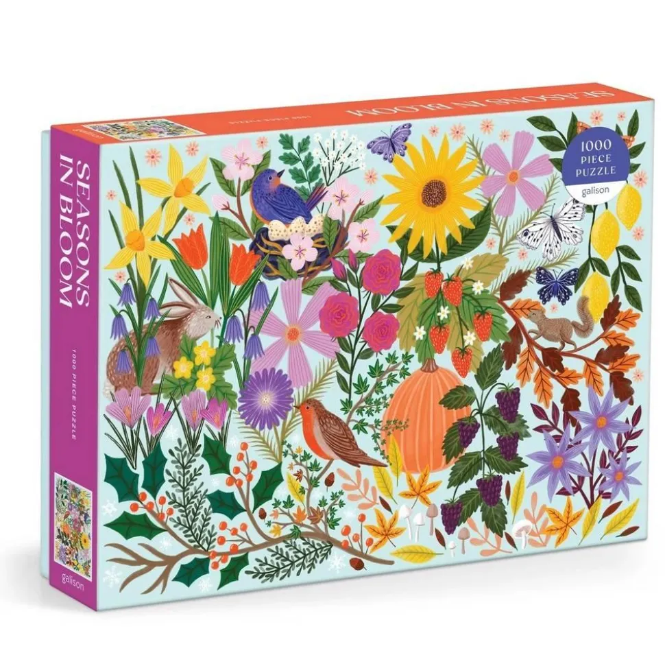 Puzzle 1000 pièces : Saisons fleuries - Galison