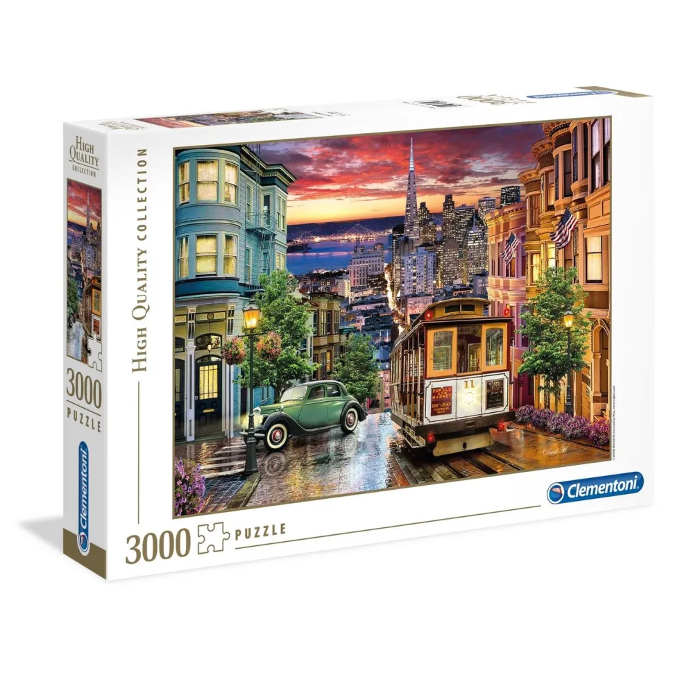 Puzzle 3000 pièces : San Francisco - Clementoni