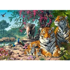 Puzzle 3000 pièces : Sanctuaire du tigre - Castorland