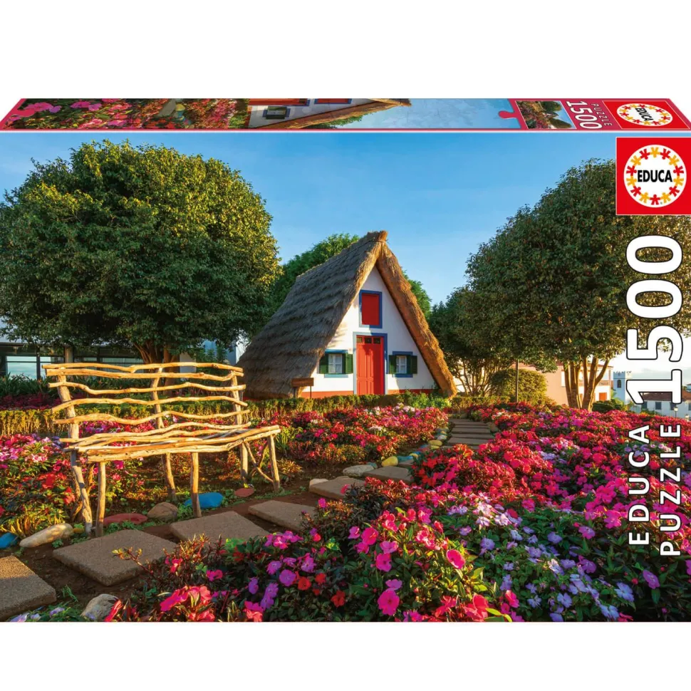 Puzzle 1500 pièces : Santana, Madère - Educa