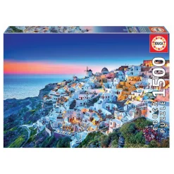 Puzzle 1500 pièces : Santorini - Educa