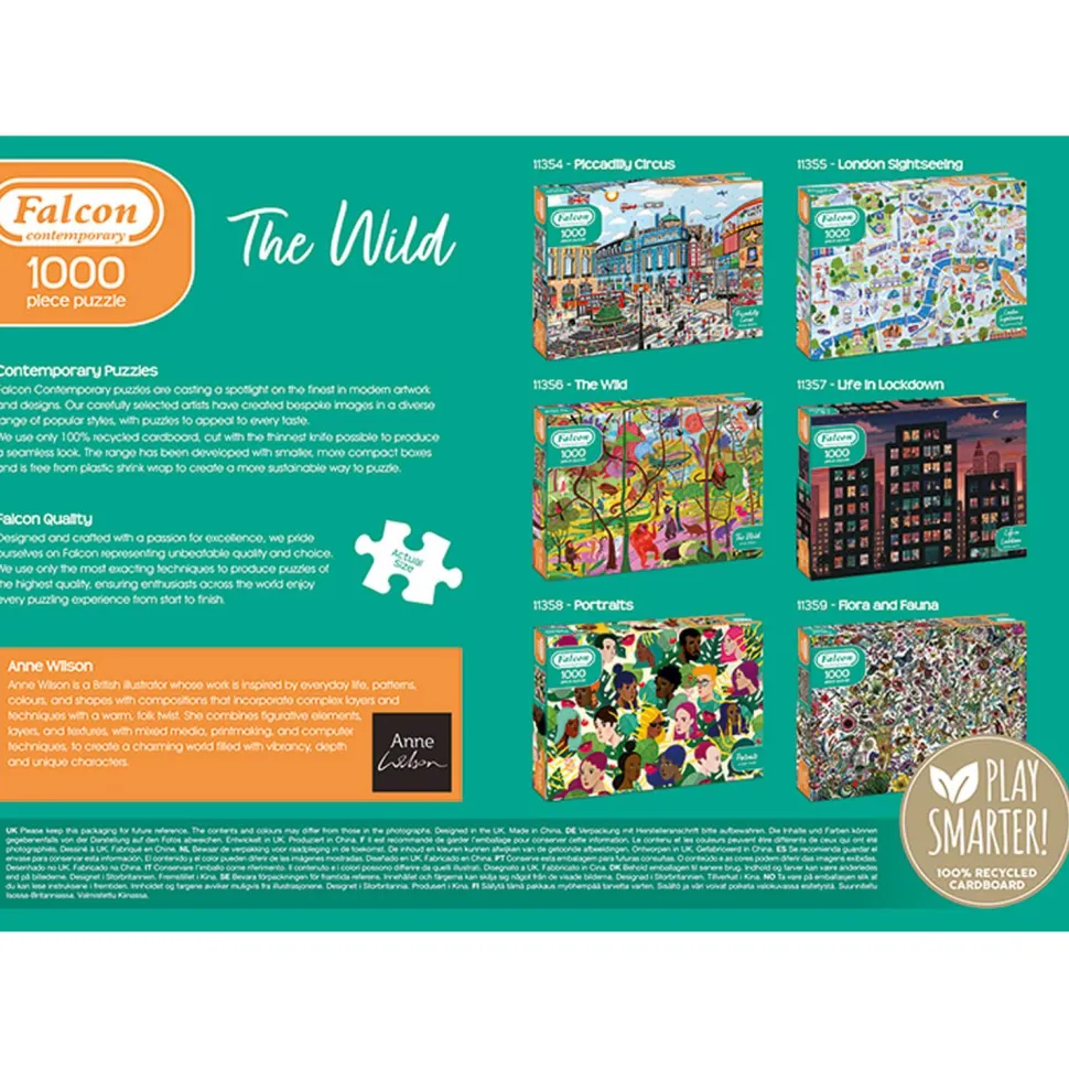 Puzzle 1000 pièces : Sauvage - Falcon de luxe