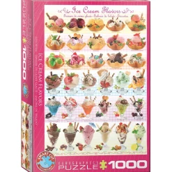 Puzzle 1000 pièces : Saveurs de crème glacée - Eurographics