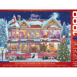 Puzzle 1000 pièces : Se préparer à Noël - Eurographics