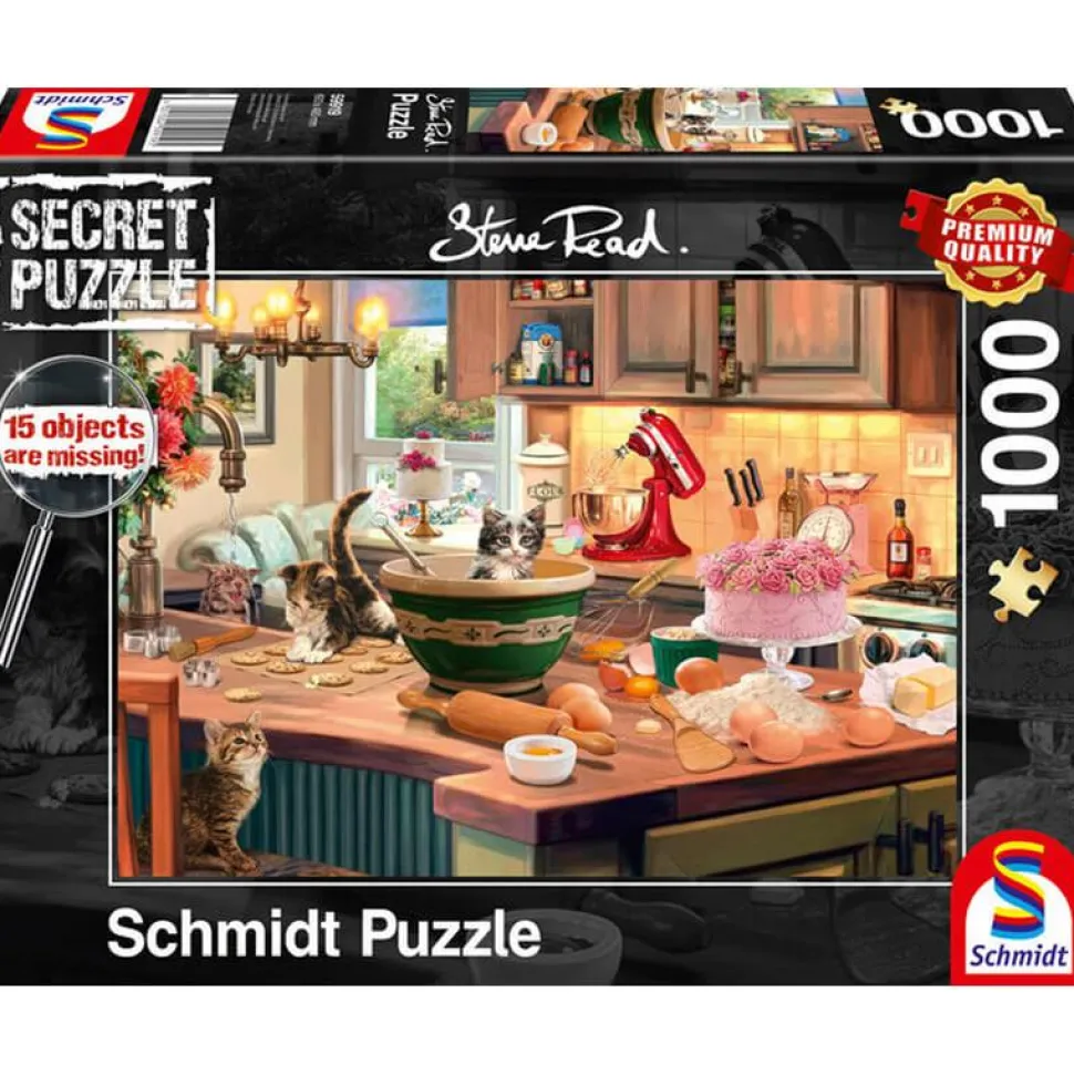 Puzzle 1000 pièces : Secret Puzzle : La table de la cuisine - Schmidt
