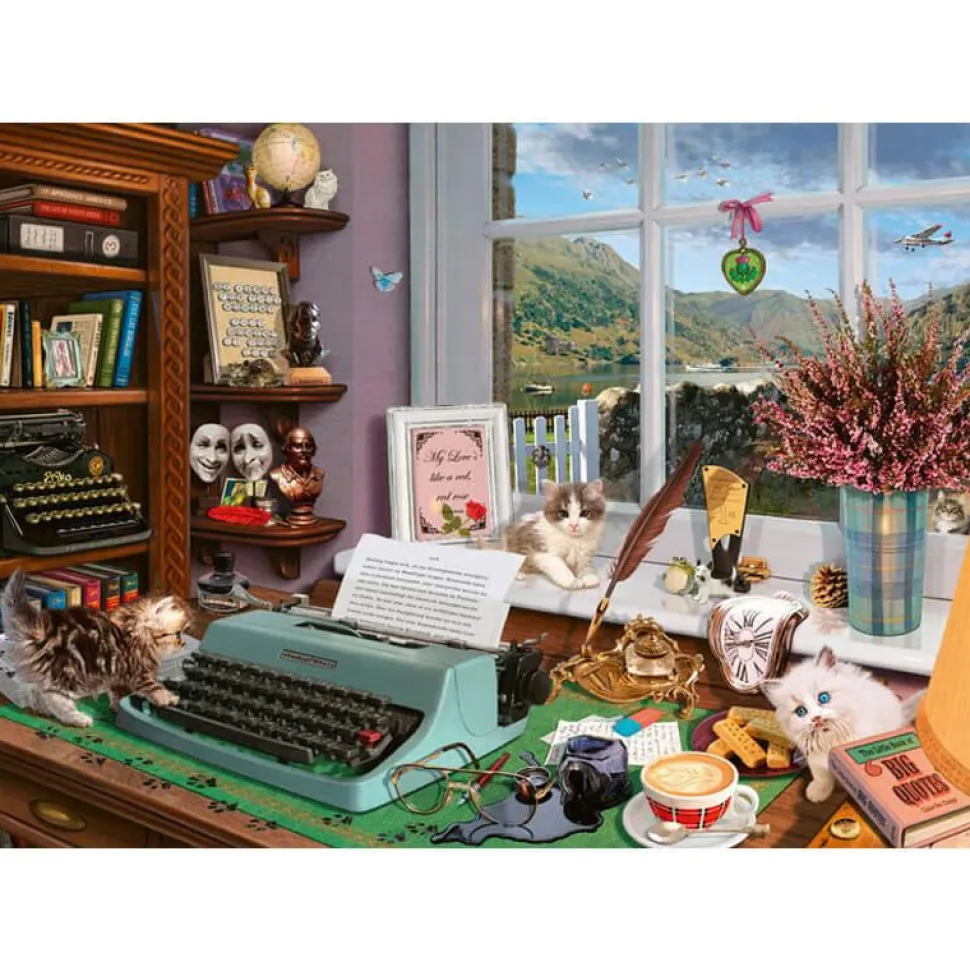 Puzzle 1000 pièces : Secret Puzzle : Le bureau - Schmidt