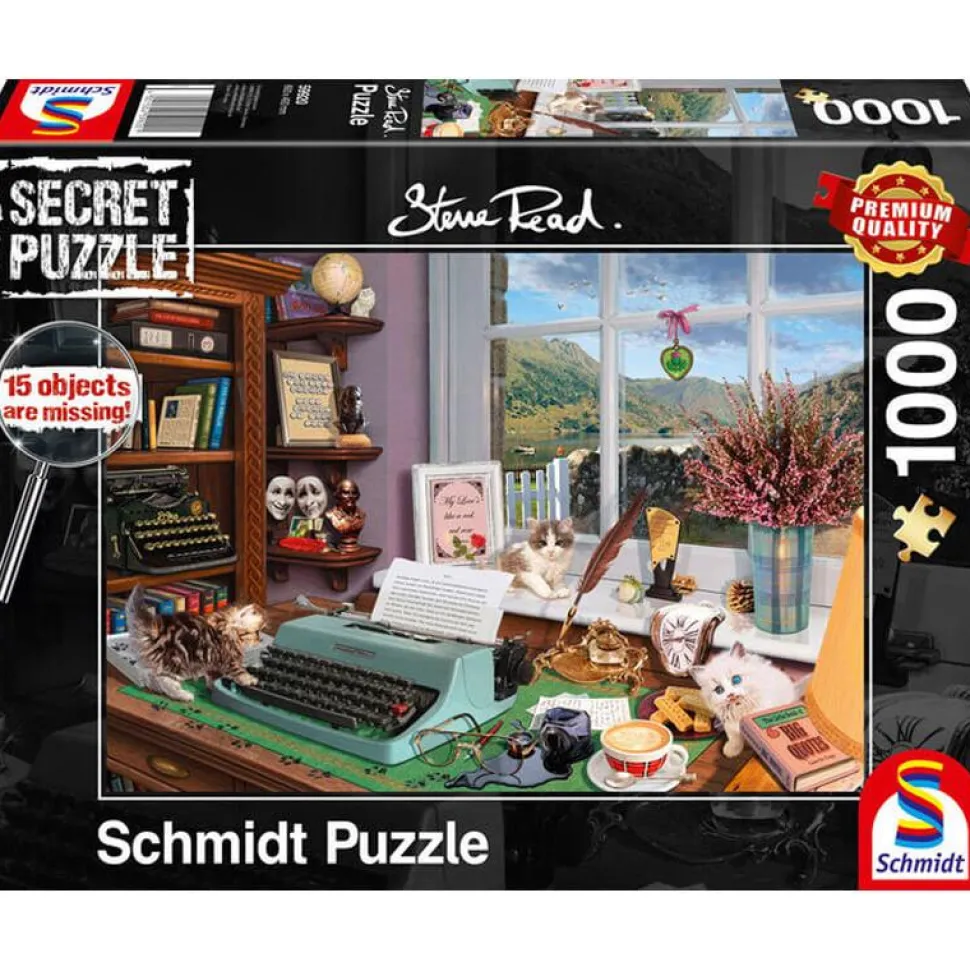 Puzzle 1000 pièces : Secret Puzzle : Le bureau - Schmidt