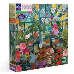 Puzzle 1000 pièces : Serre anglaise - Eeboo