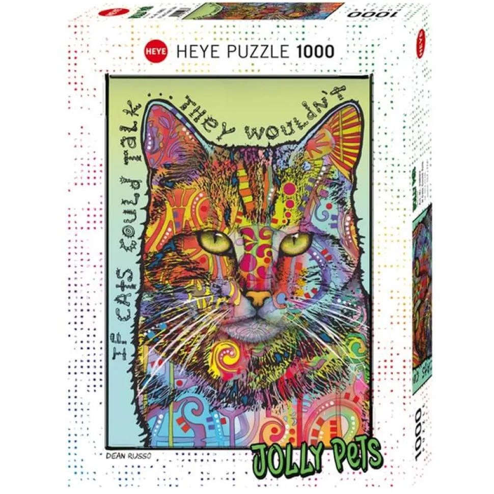 Puzzle 1000 Pièces : Si les chats pouvaient parler - Heye