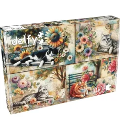 Puzzle 1000 pièces : SIESTE AU PARC - JaCaRou