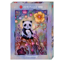 Puzzle 1000 pièces : Sieste du panda - Heye