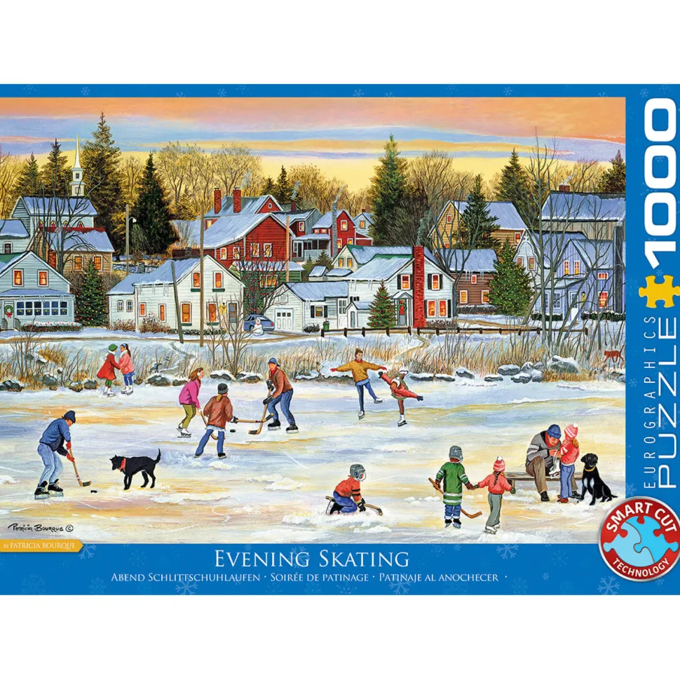 Puzzle 1000 pièces : Soirée de patinage - Eurographics