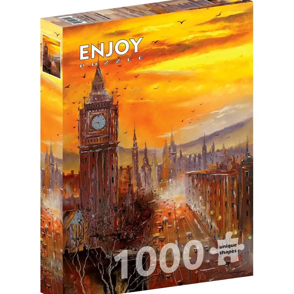 Puzzle 1000 Pièces : Soirée Londres - EnjoyPuzzle