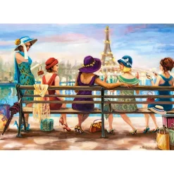Puzzle 1000 pièces : Sortie entre filles - Castorland