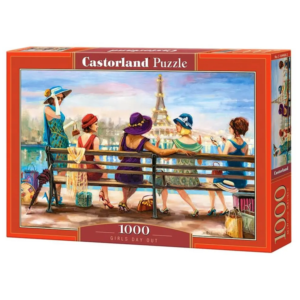 Puzzle 1000 pièces : Sortie entre filles - Castorland