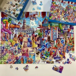 Puzzle 1000 pièces : Souvenirs de bord de mer - Gibsons