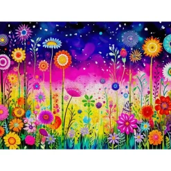 Puzzle 1000 pièces : Sérénade aux pétales - EnjoyPuzzle