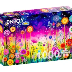 Puzzle 1000 pièces : Sérénade aux pétales - EnjoyPuzzle